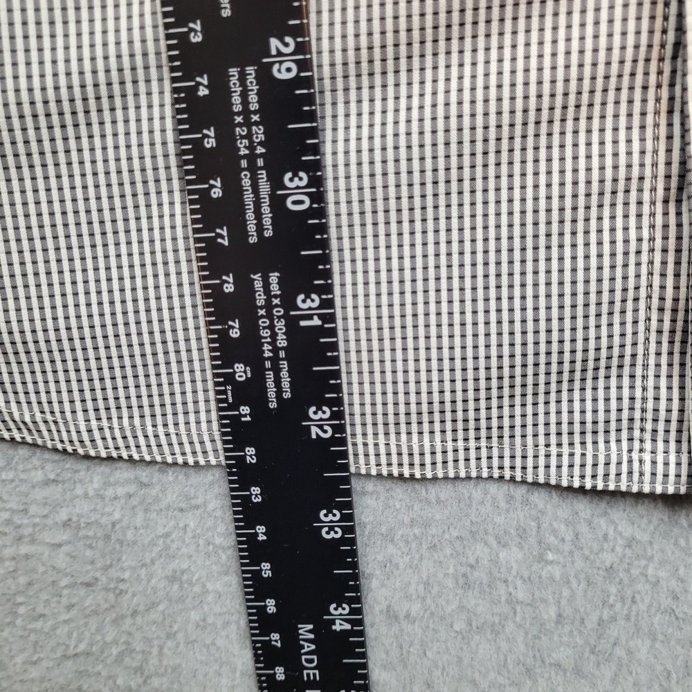 5.11 Tactical Button Up Shirt Mens 2XL Black White Micro Gingham Short Sleeve - Picture 4 of 12